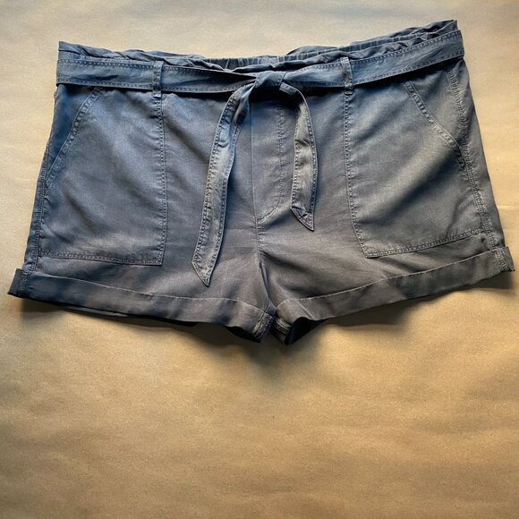 Aerie Paper Bag Dark Gray Camp Shorts - Picture 5 of 11